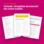 Anteprima delle pagine interne della guida: indice, 40 formule di hook e piano editoriale di 30 giorni