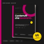 Copertina della guida PDF Contenuti che lavorano di Grodì Academy: metodo per creare contenuti social che portano clienti